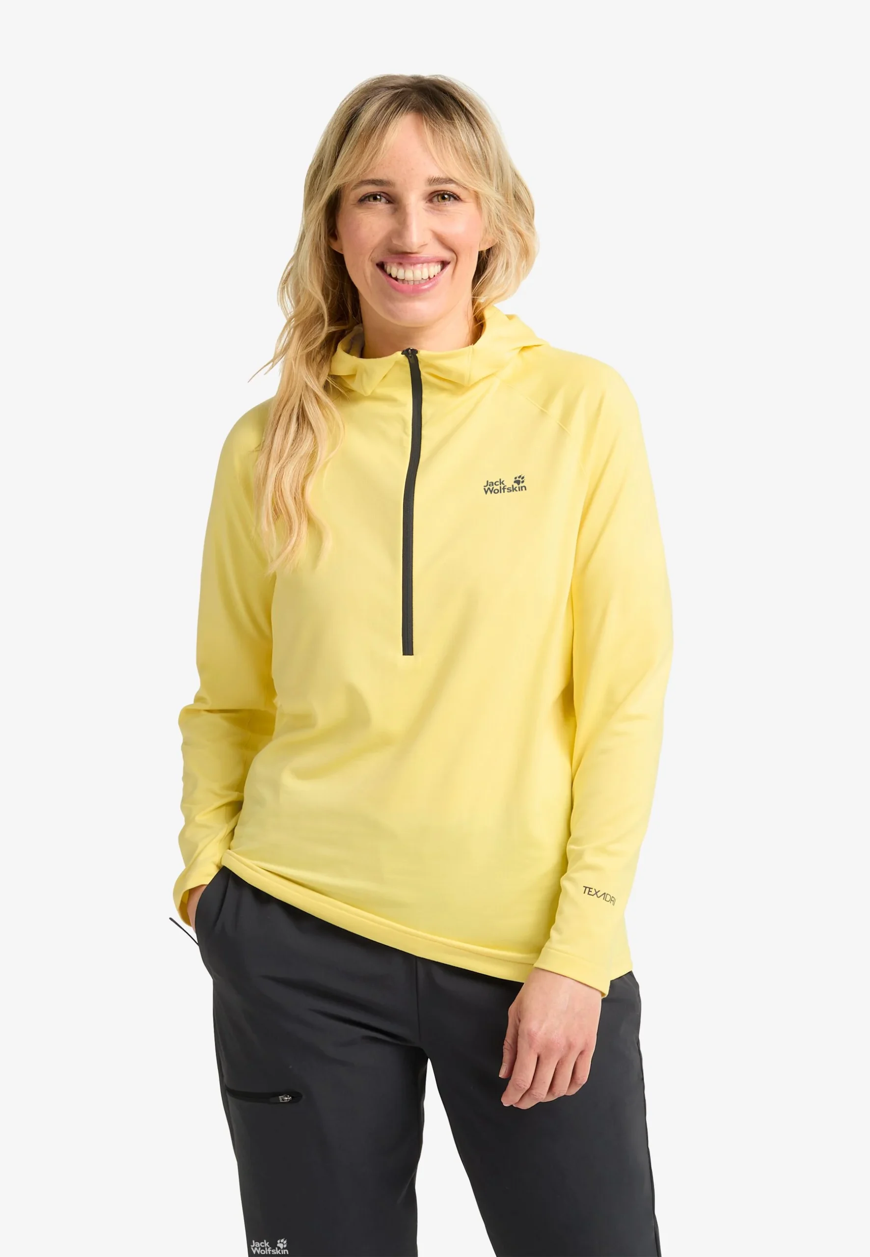 Jack Wolfskin Prelight Trail Dömu Hettupeysa Lemon Ice