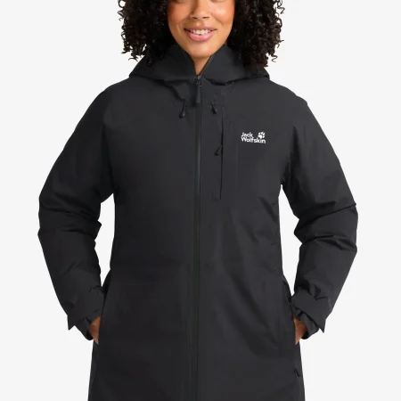 Jack Wolfskin Icecape 2L Dömu Dúnúlpa RDS black