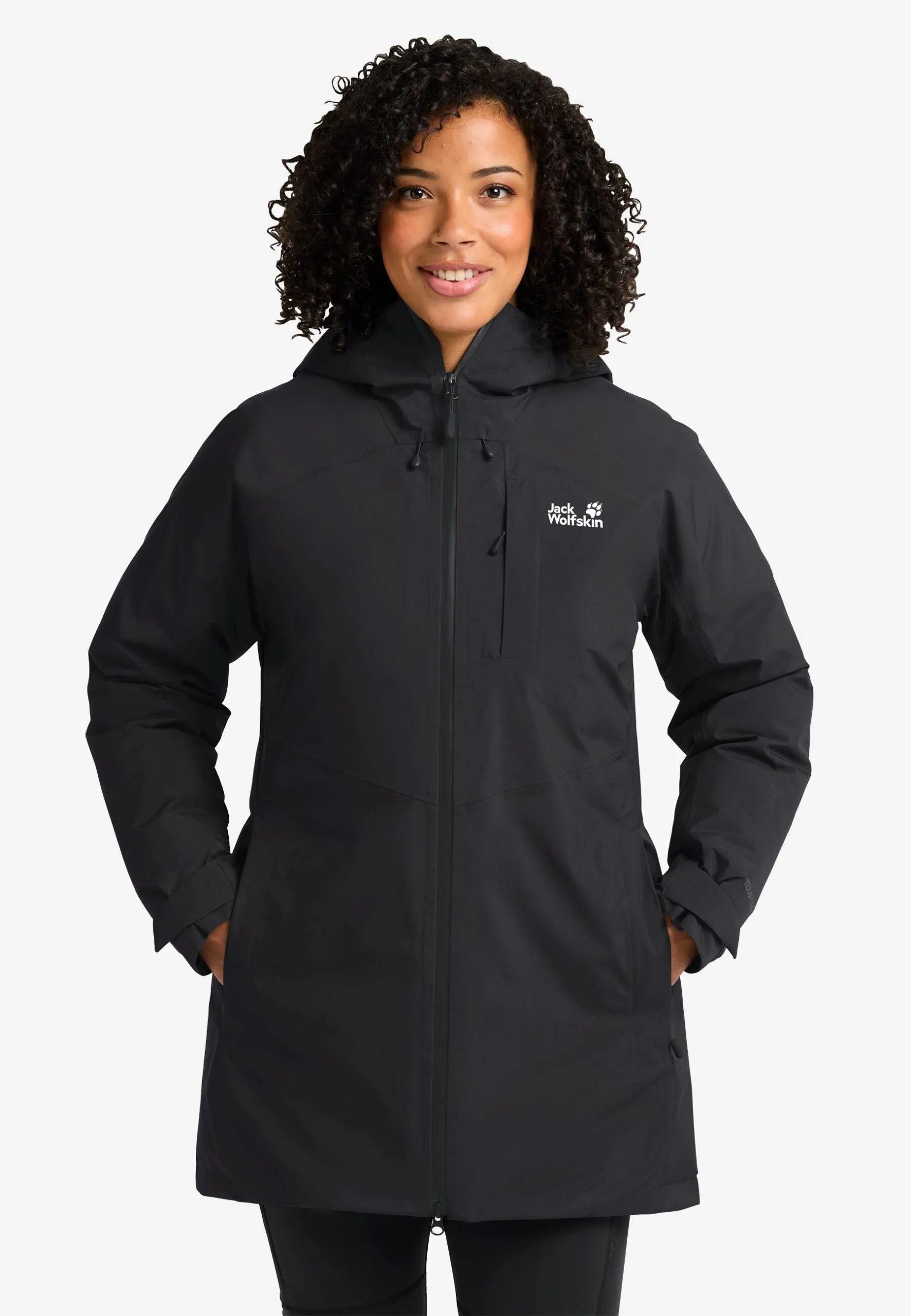 Jack Wolfskin Icecape 2L Dömu Dúnúlpa RDS black