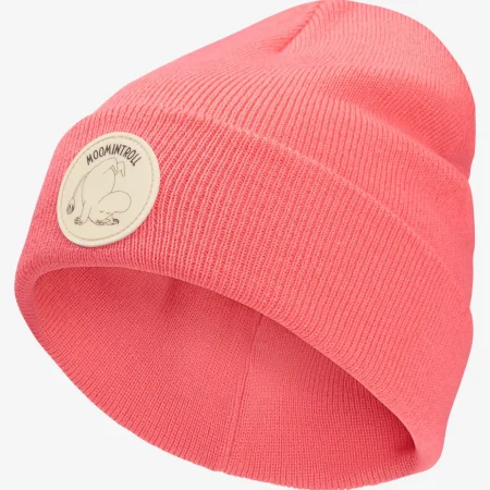 Jack Wolfskin Múmín Beanie Barnahúfa Sunset Coral