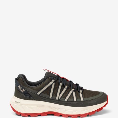 Jack Wolfskin Wild Hike Herra Gönguskór Texapore Low Obsidian Moss