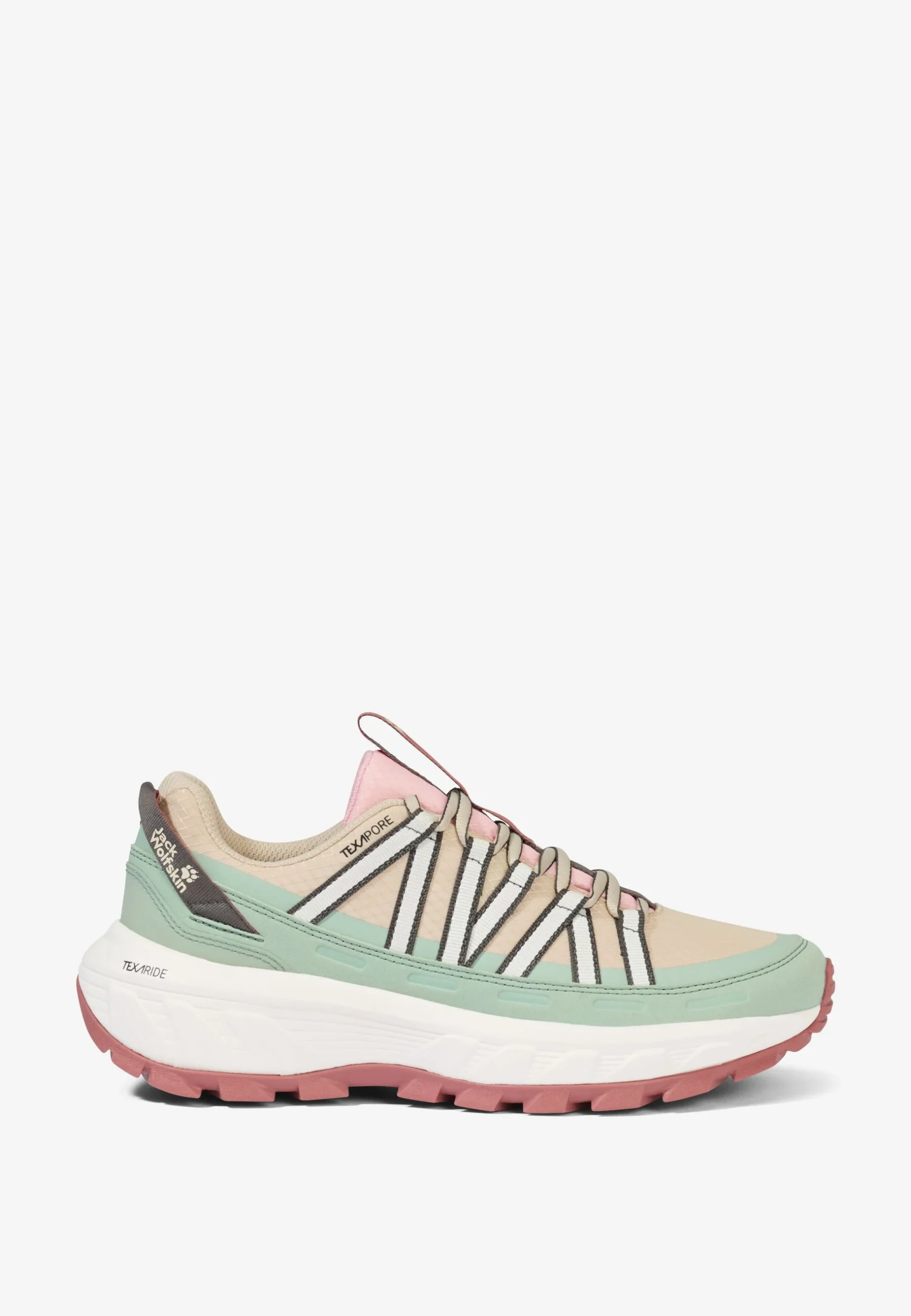 Jack Wolfskin Wild Hike Dömu Gönguskór Texapore Low Oyster