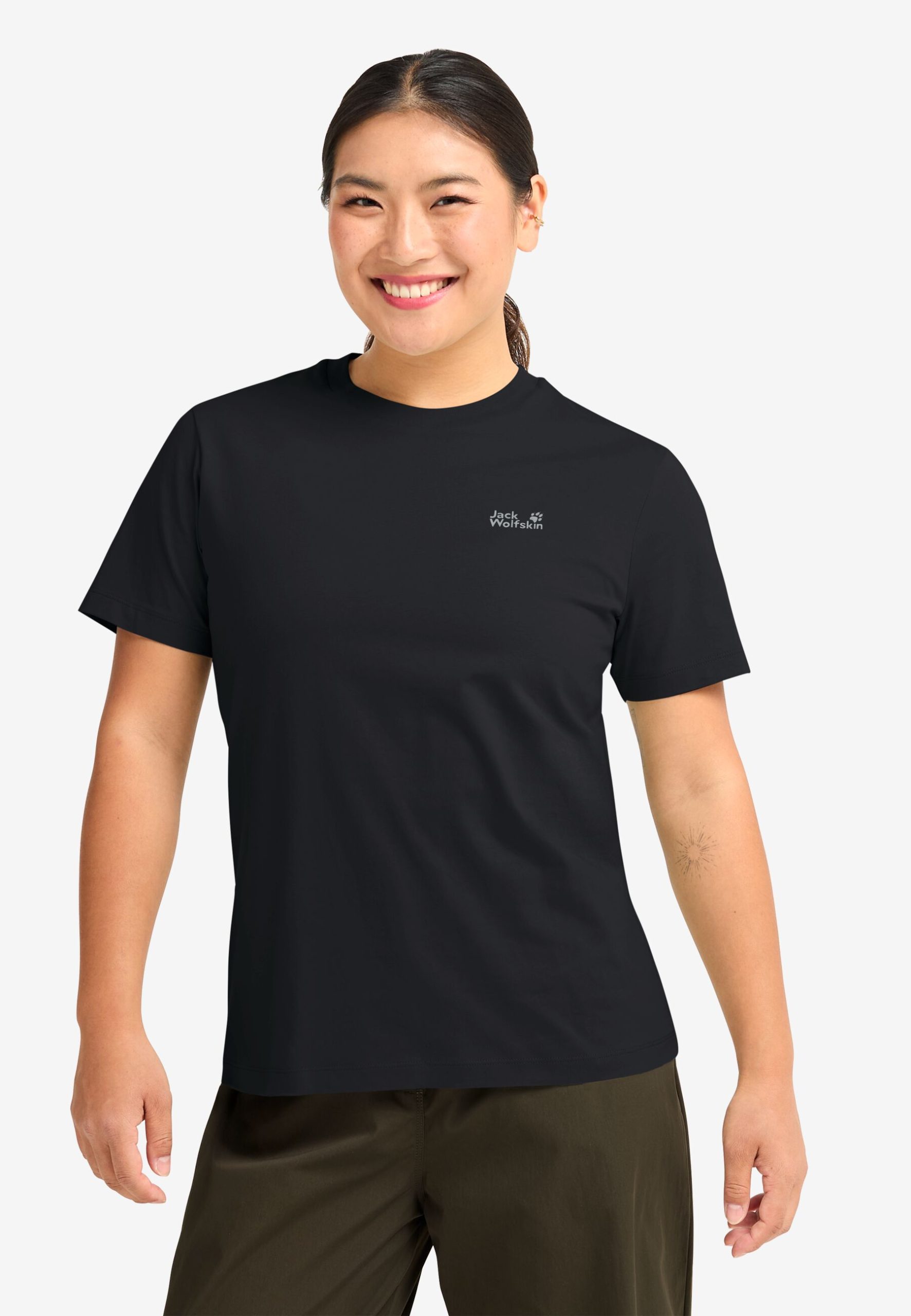 Jack Wolfskin Essential Dömubolur Black