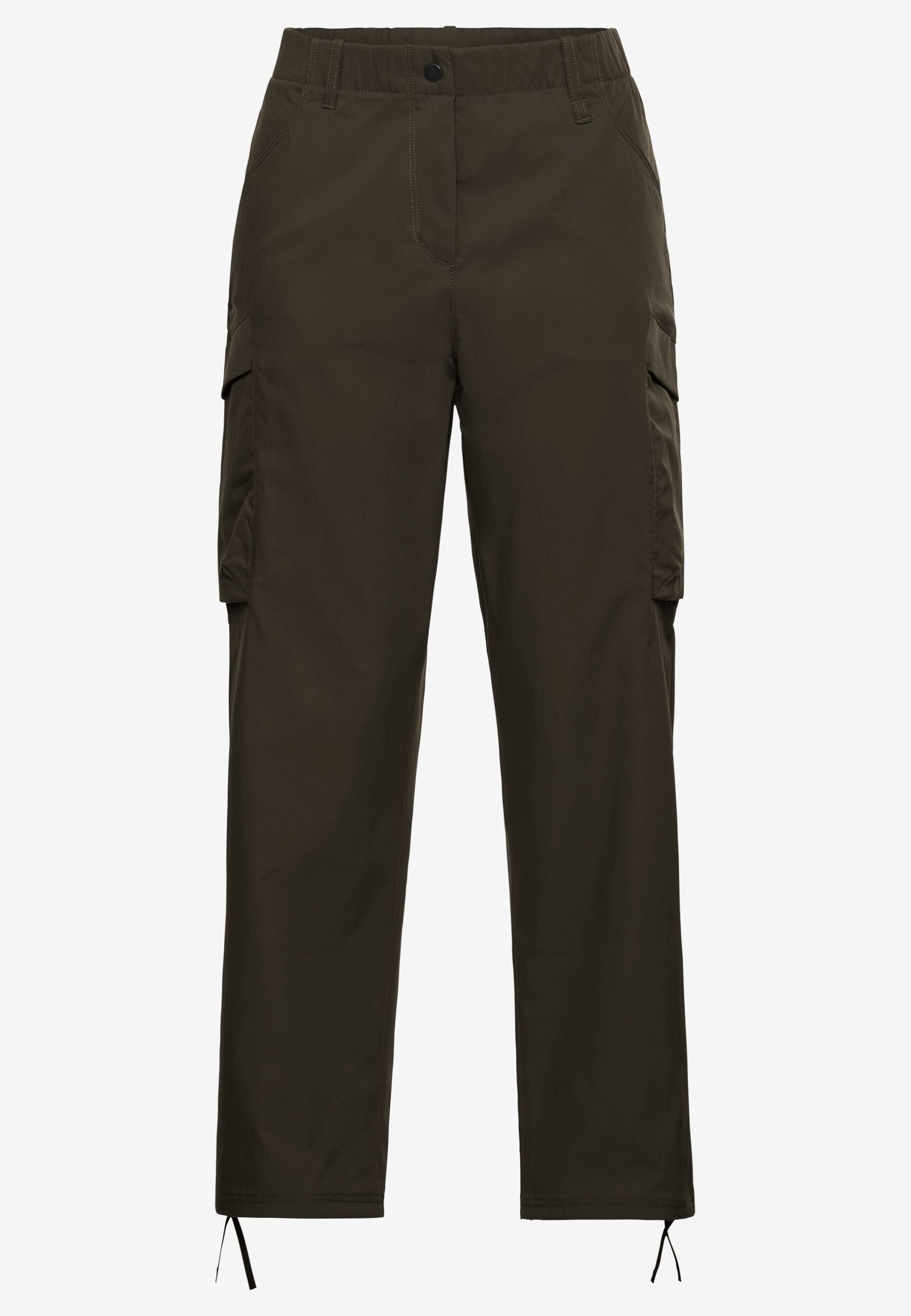 Jack Wolfskin Mahani Dömu Cargo Buxur Obsidian Moss - Image 9