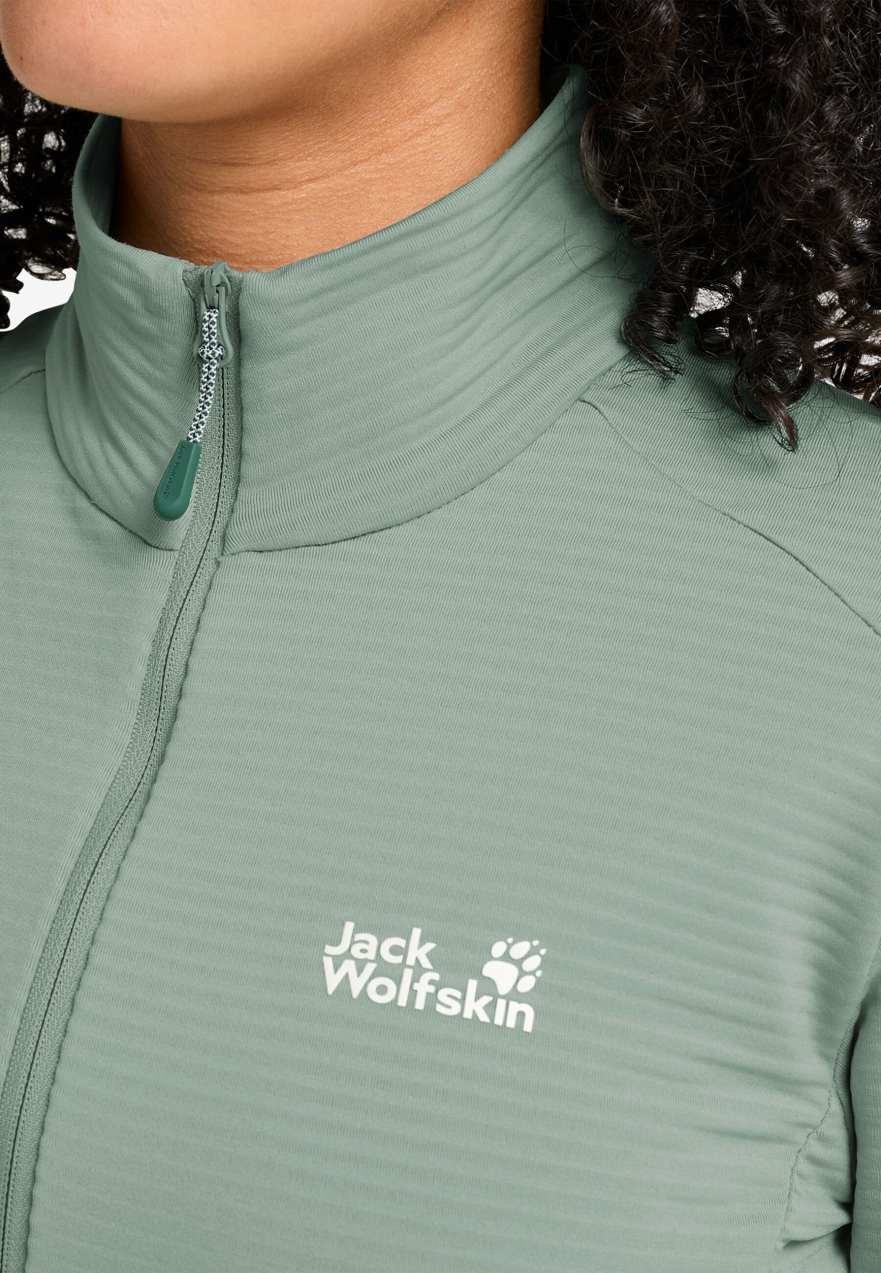 Jack Wolfskin Litestride Dömu Flísjakki Green Zinnia - Image 6