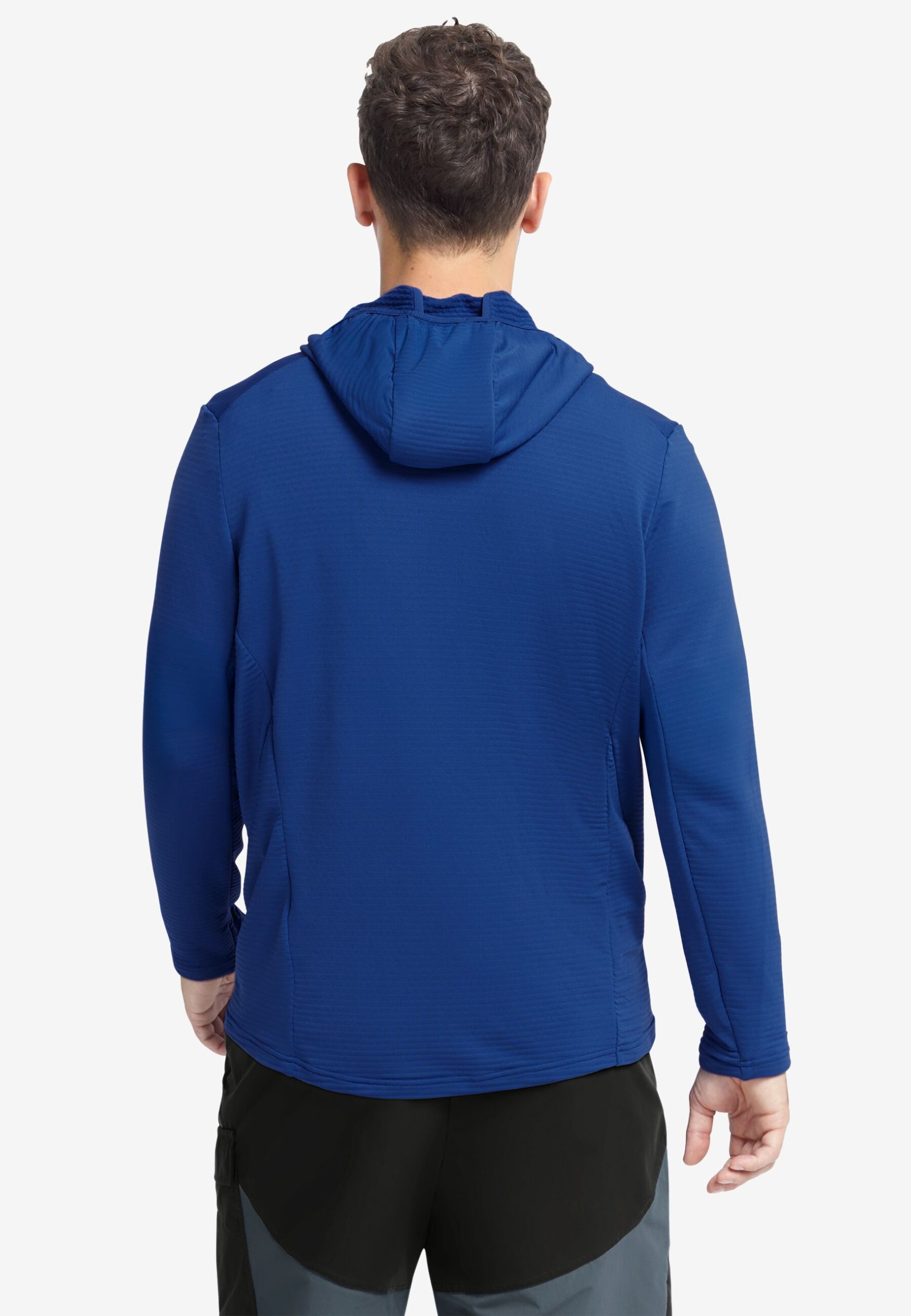 Jack Wolfskin Litestride Herra Flísjakki með hettu Blue Orchid - Image 2