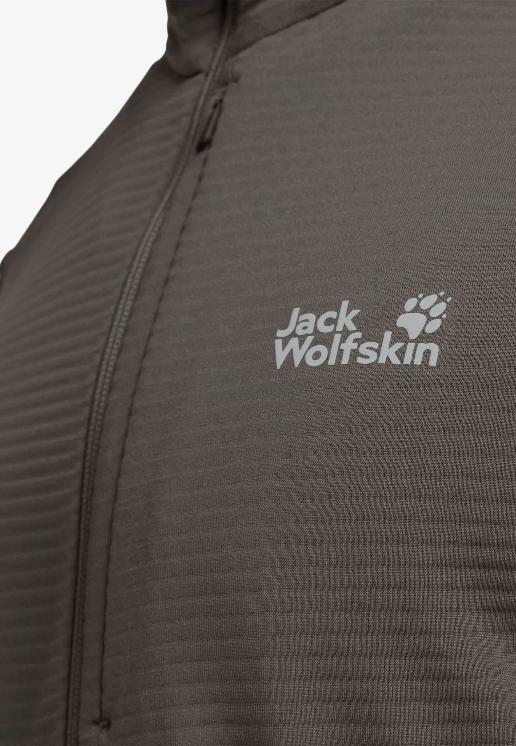 Jack Wolfskin Litestride Herra Flísjakki með hettu Flint - Image 4