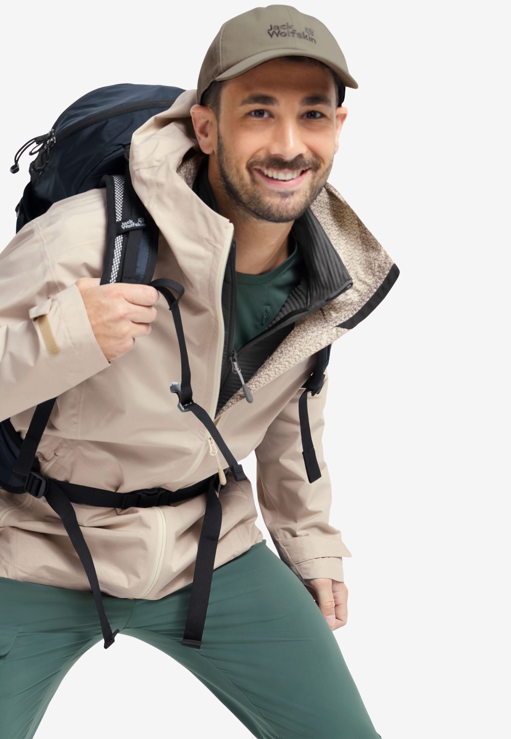 Jack Wolfskin Litestride 3in1 Herrajakki Oyster - Image 10