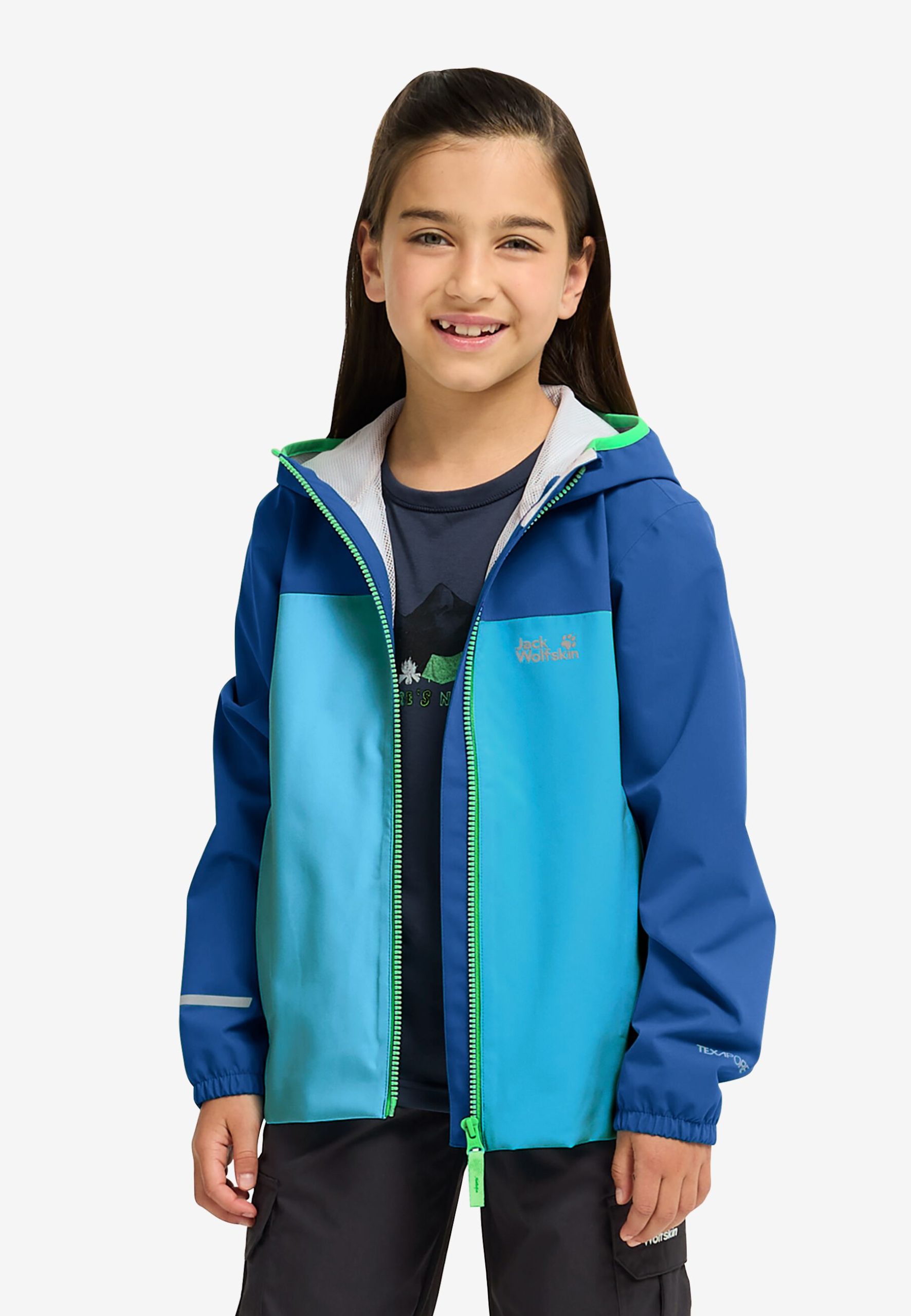 Jack Wolfskin Adventuretribe 2 laga Barnajakki Empire Blue - Image 4