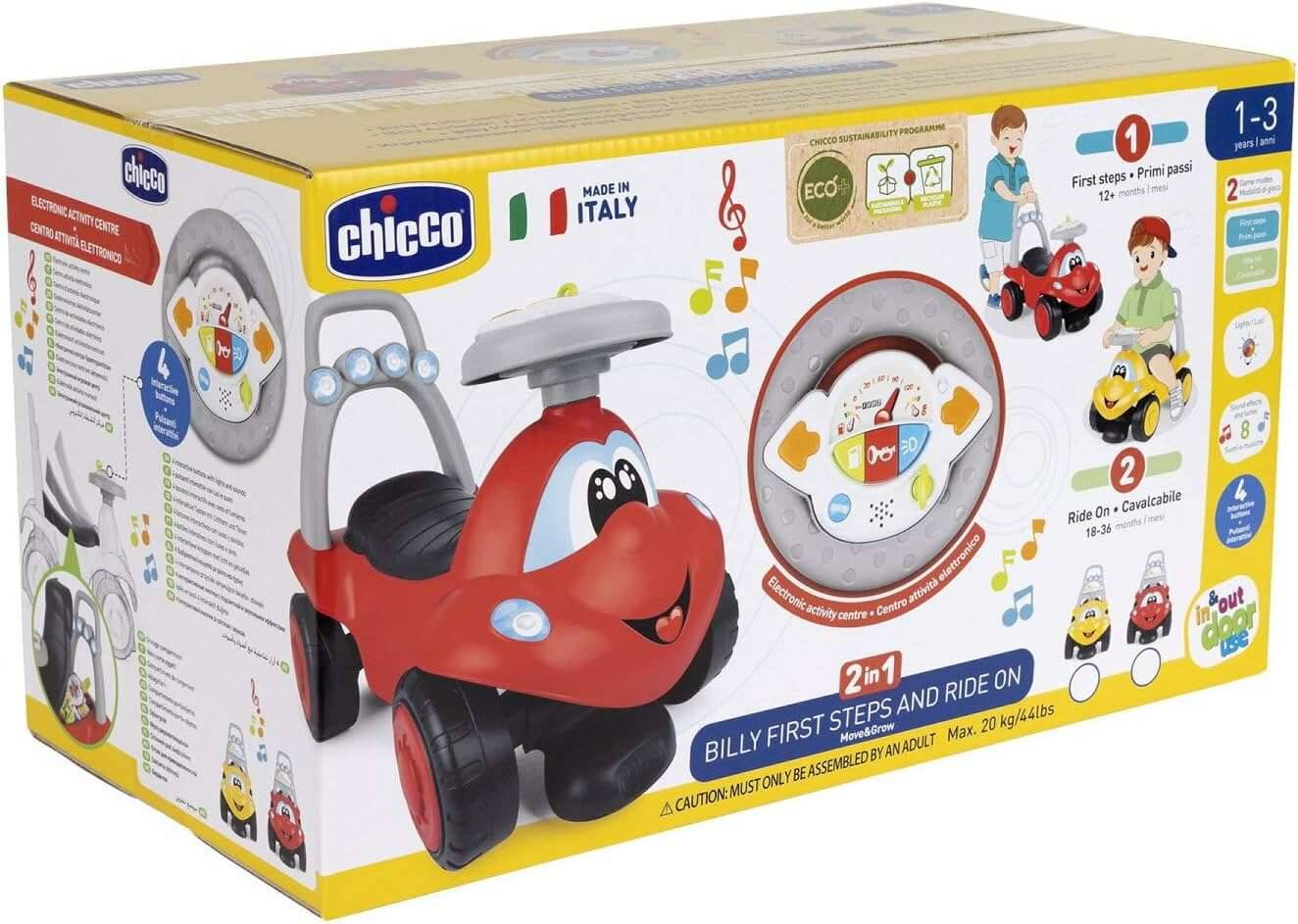 Chicco Billy Sparkbíll með ljósum og hljóðum - Image 6