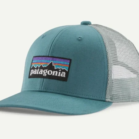 Patagonia Kids Trucker Barna Derhúfa Wetland Blue