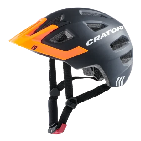 Cratoni Maxster Pro Krakka Hjálmur Black-Orange Matt