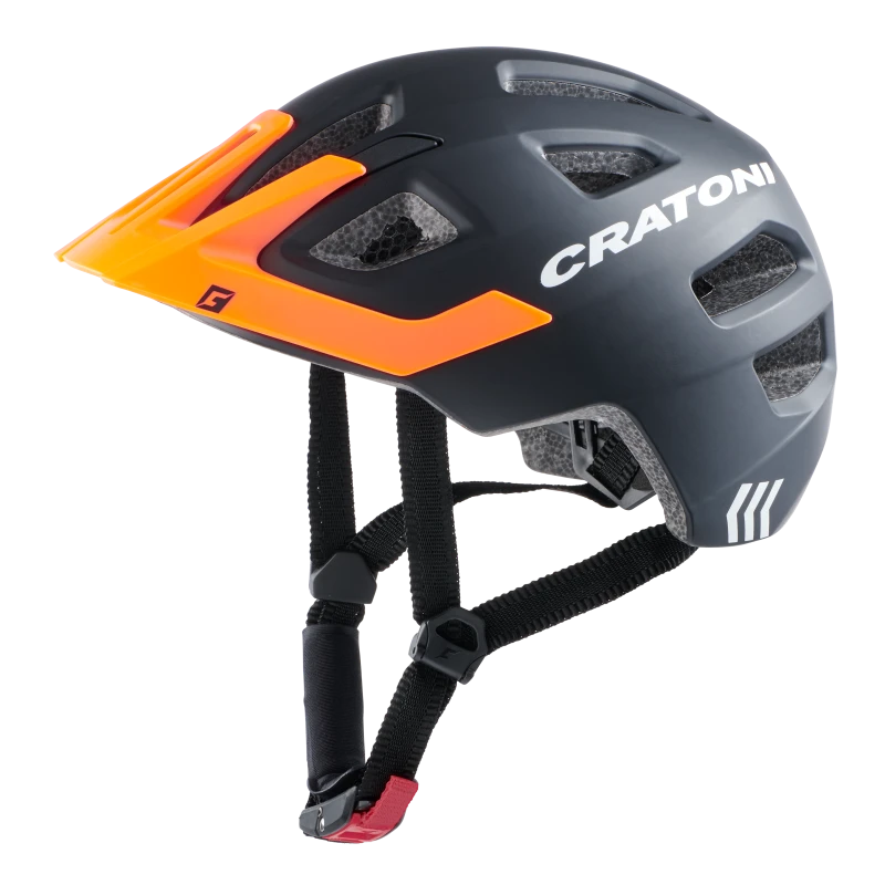Cratoni Maxster Pro Krakka Hjálmur Black-Orange Matt