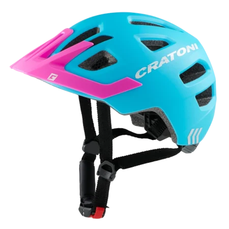 Cratoni Maxster Pro Krakka Hjálmur Blue-Pink Matt