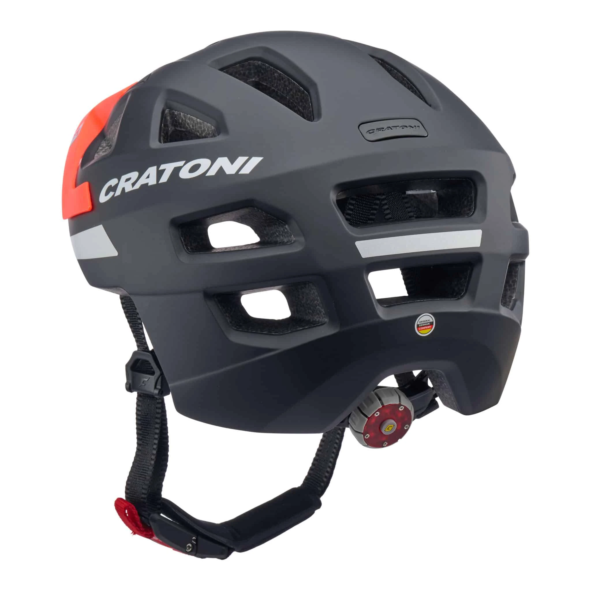 Cratoni Maxster Pro Krakka Hjálmur Black-Orange Matt - Image 2