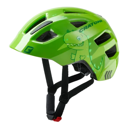 Cratoni Maxster Barnahjálmur Dino Green Glossy 46-51