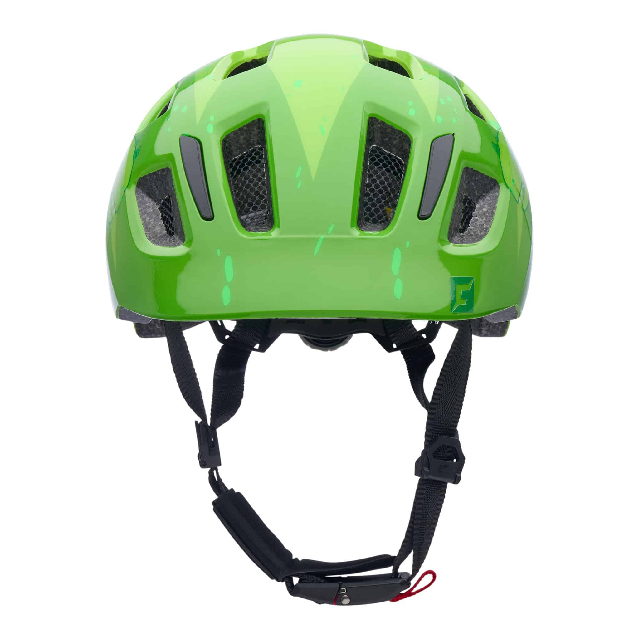 Cratoni Maxster Barnahjálmur Dino Green Glossy 46-51 - Image 3