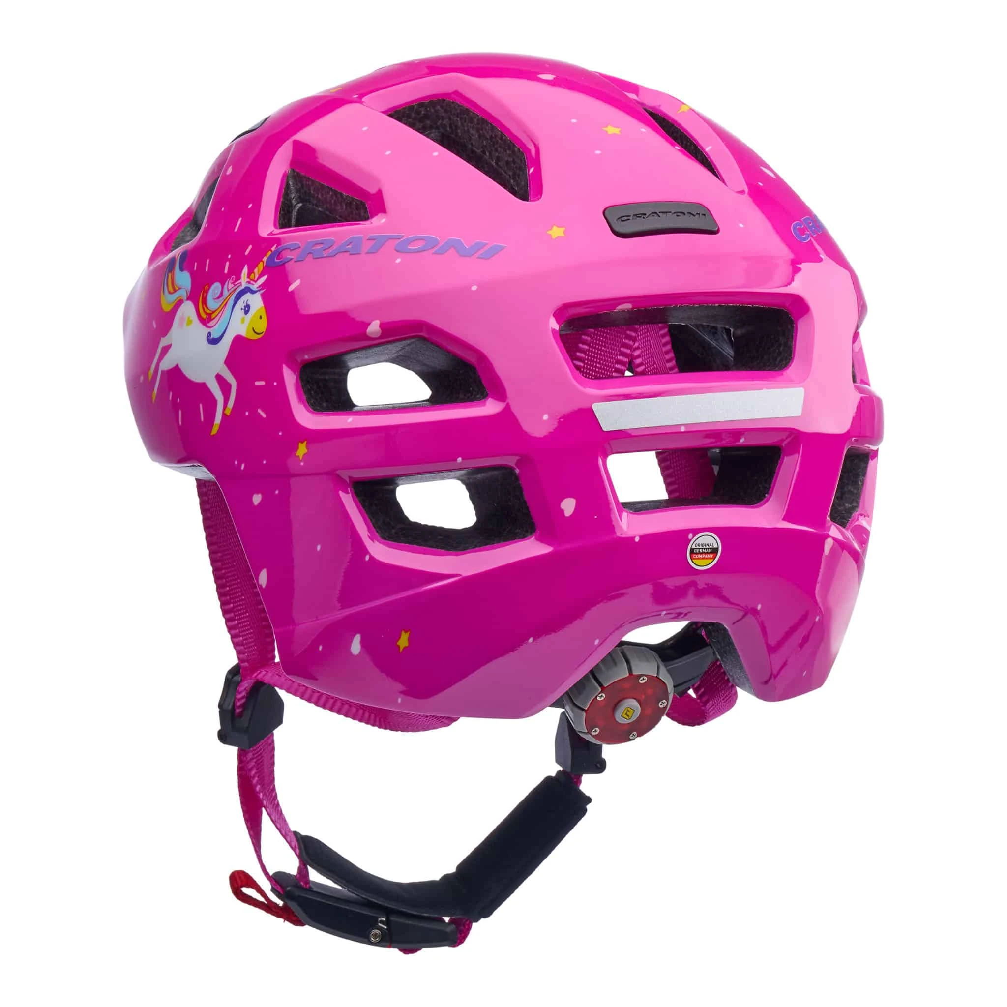Cratoni Maxster Barnahjálmur Unicorn Pink Glossy 46-51 - Image 2