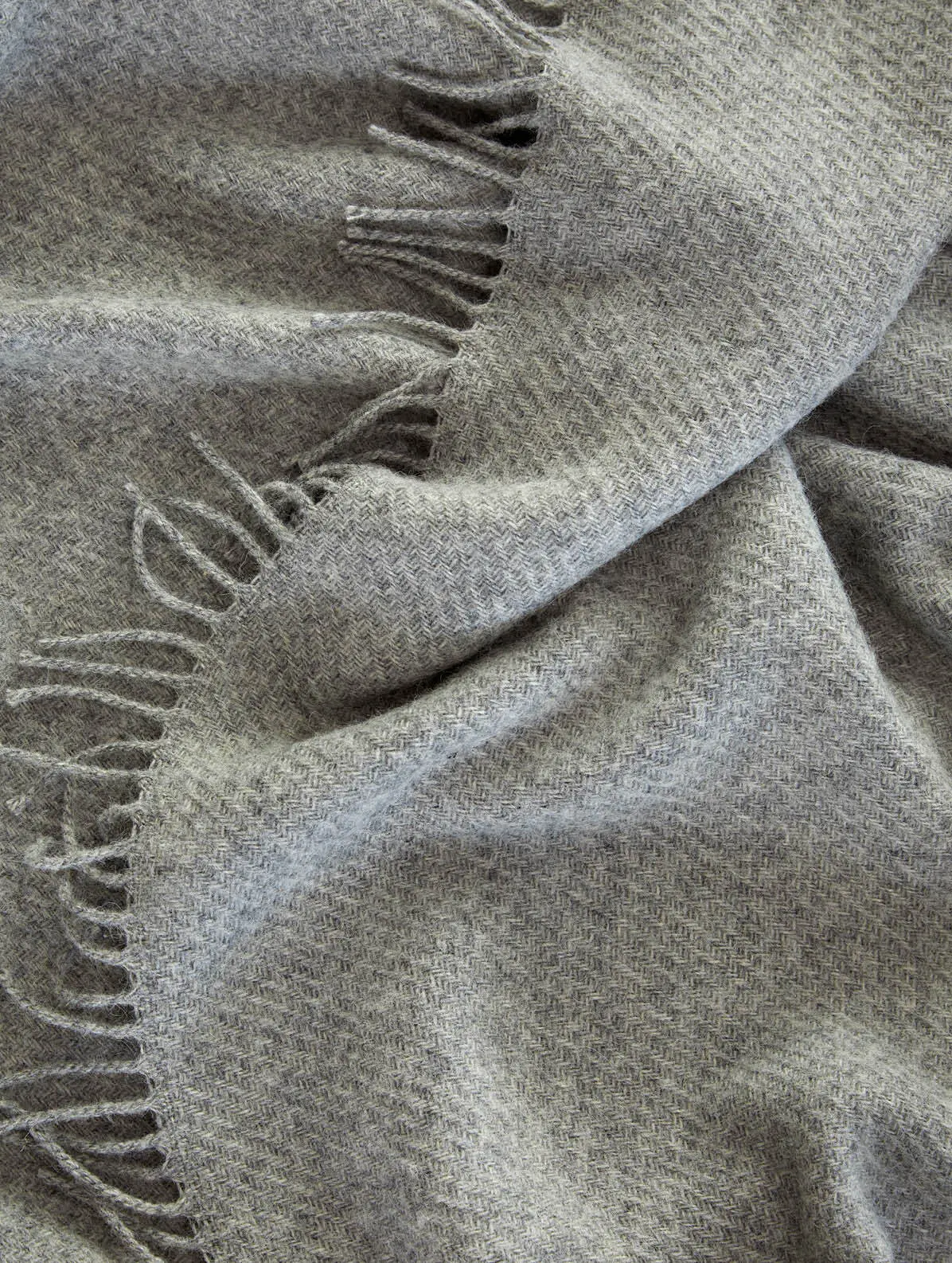 Hoie Falketind Ullarteppi Natural Grey - Image 2