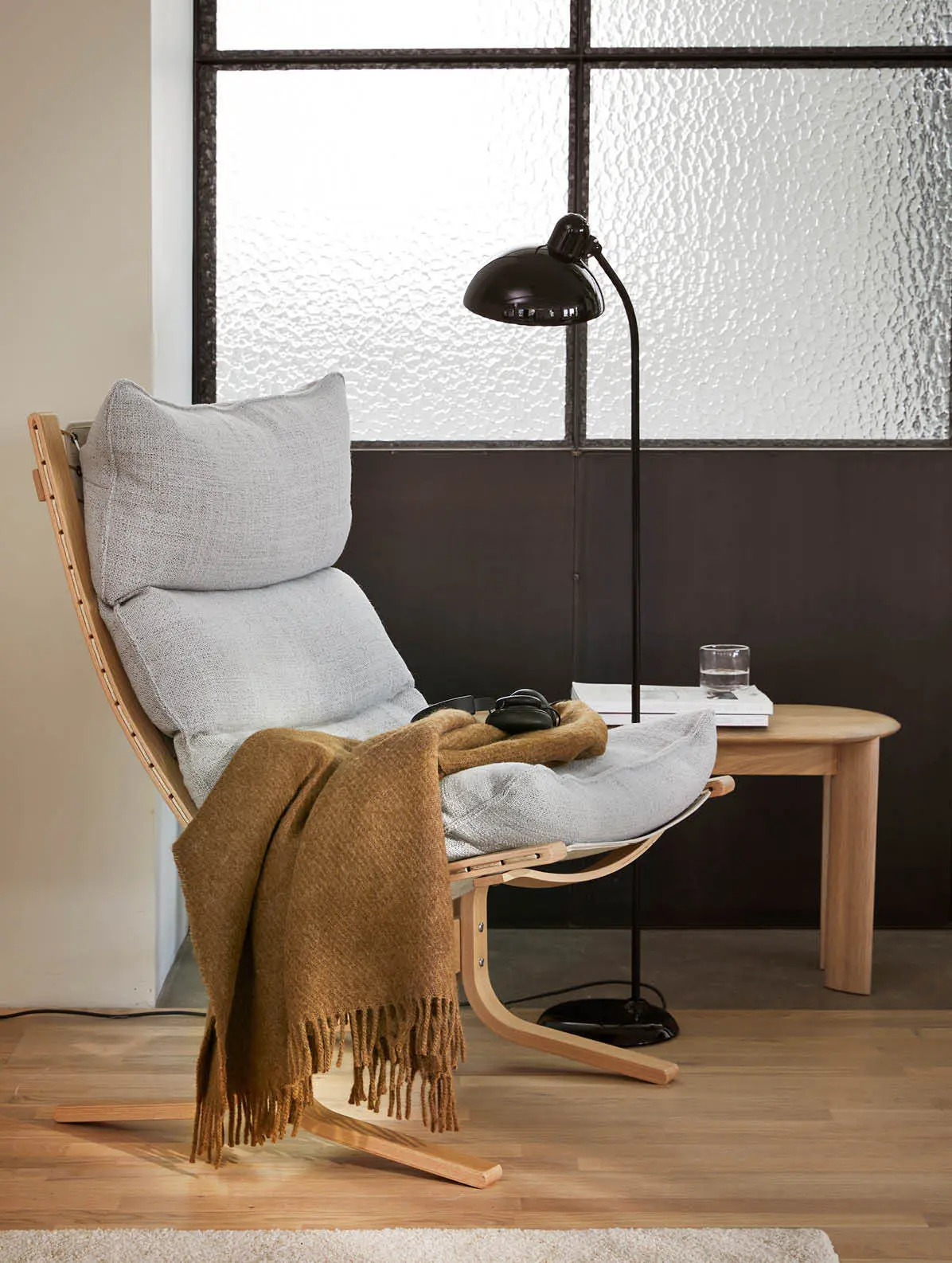 Hoie Falketind Ullarteppi Warm Ocher
