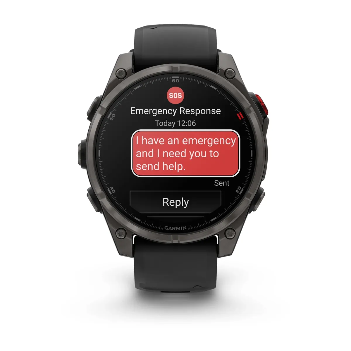 Garmin Fenix 8 Pro Heilsuúr - 47mm Grey/Black - Image 2