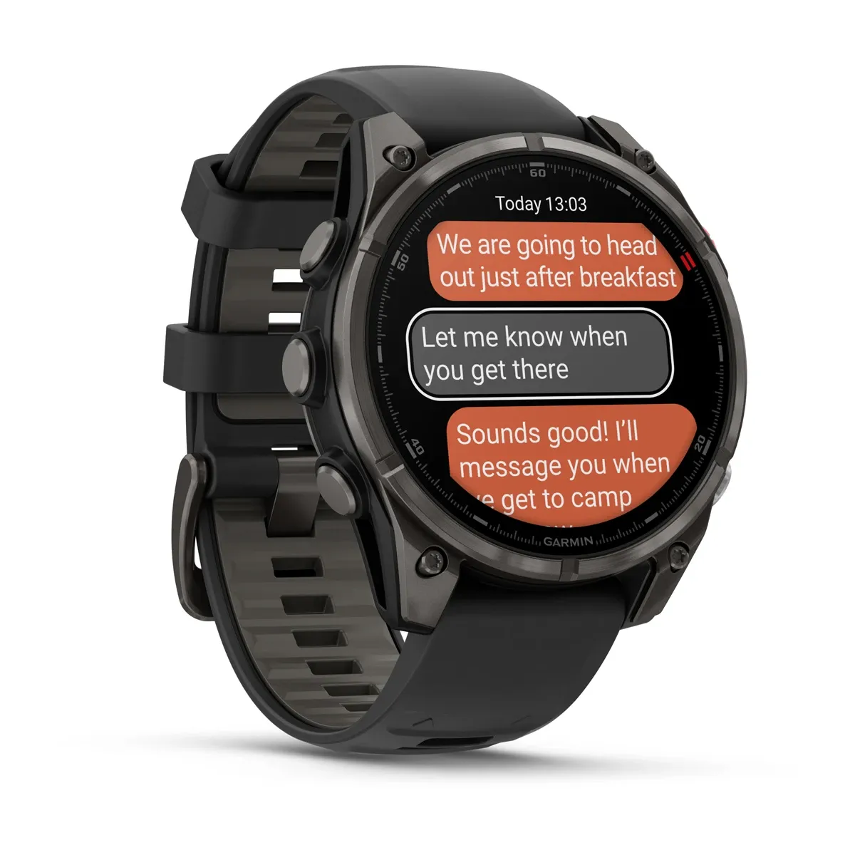 Garmin Fenix 8 Pro Heilsuúr - 47mm Grey/Black - Image 3
