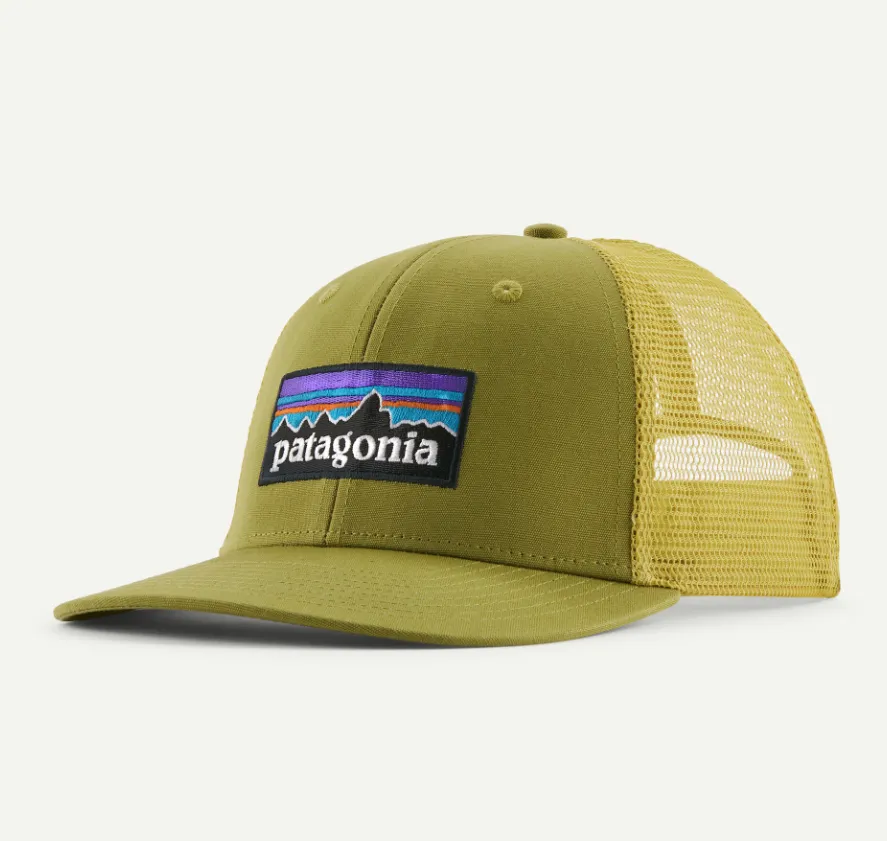 Patagonia Derhúfa Trucker P-6 Logo Graze Green