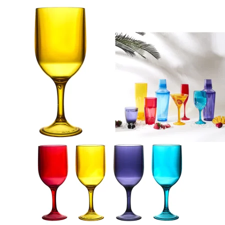 Home Deco 34cl. plast vínglas 4 litir