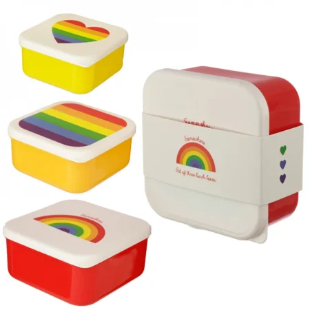 Nestisbox 3 í setti regnboga