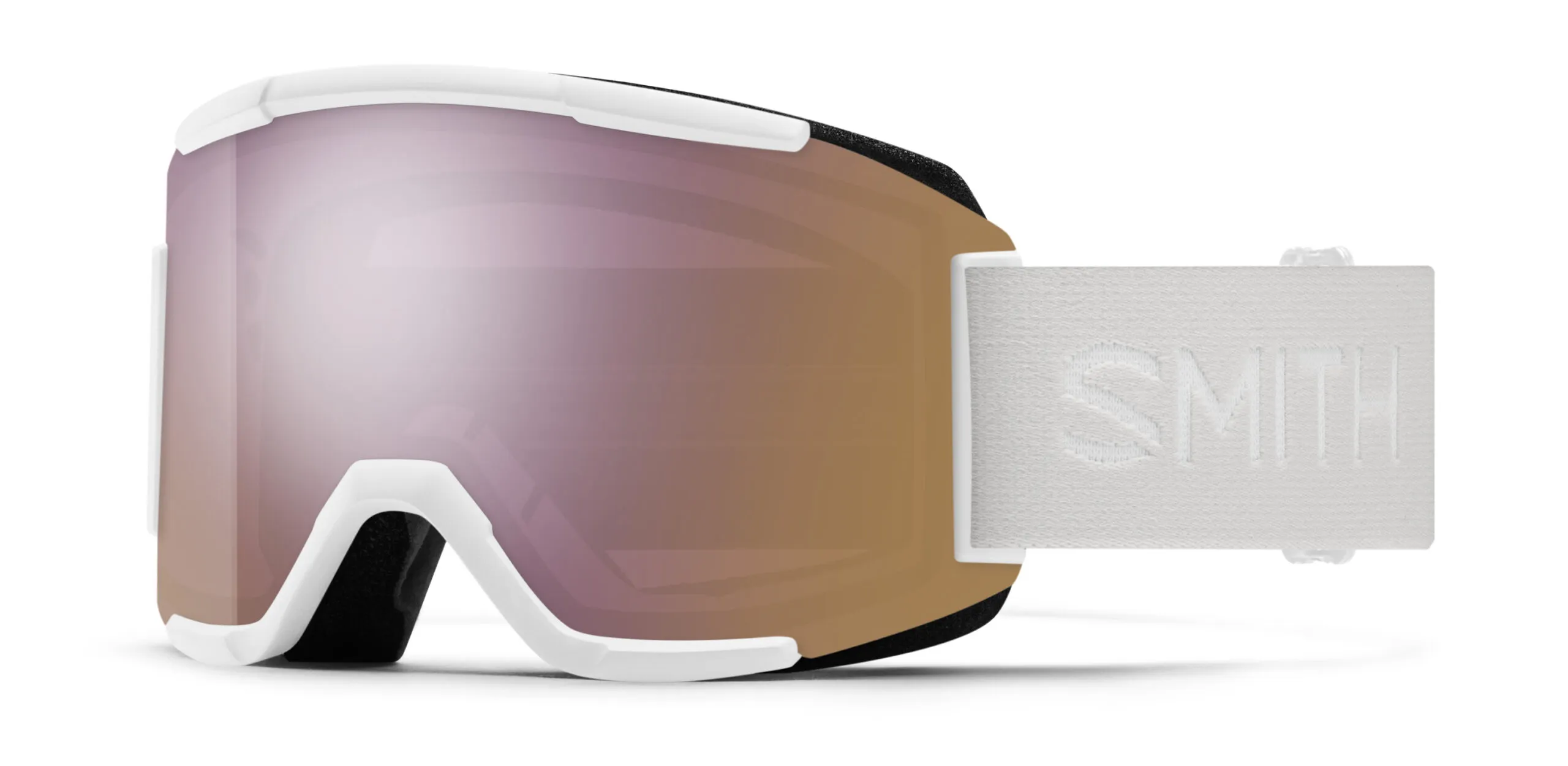 Smith Squad Skíðagleraugu White Vapor CPE Rose Mirror