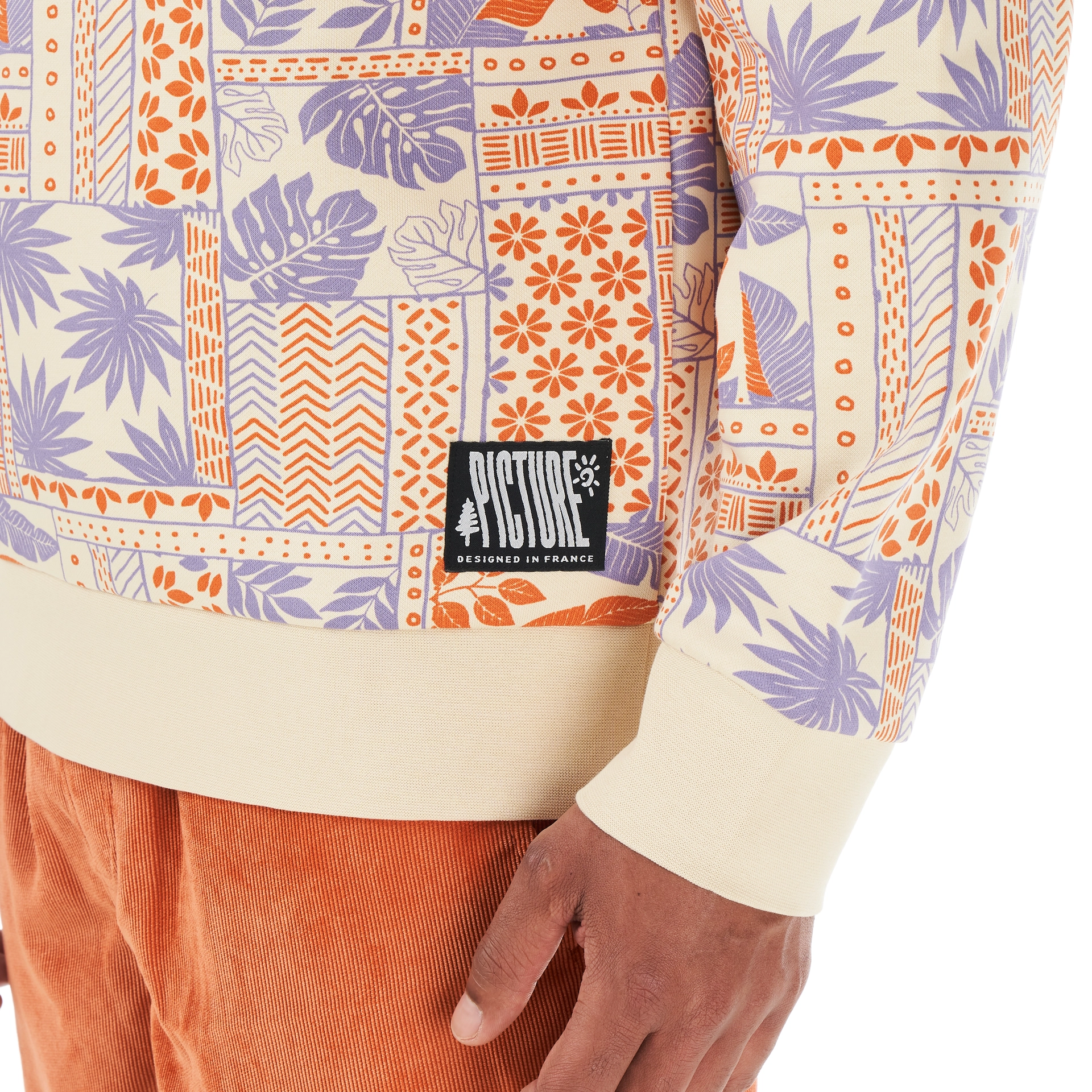 Picture Wakara Crew Herrapeysa Jungle canopy print - Image 6