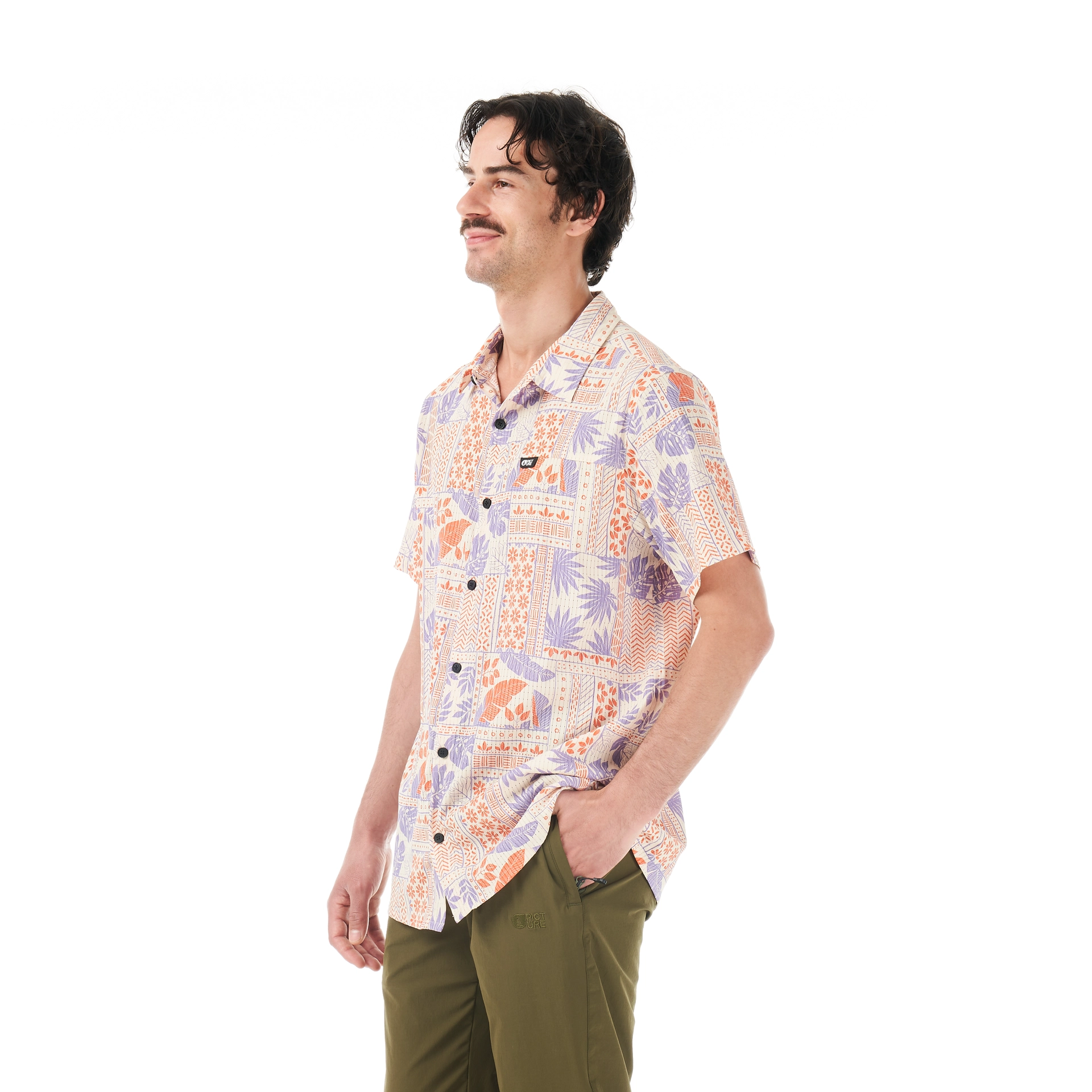 Picture Klivox Herra Skyrta Jungle canopy print - Image 3