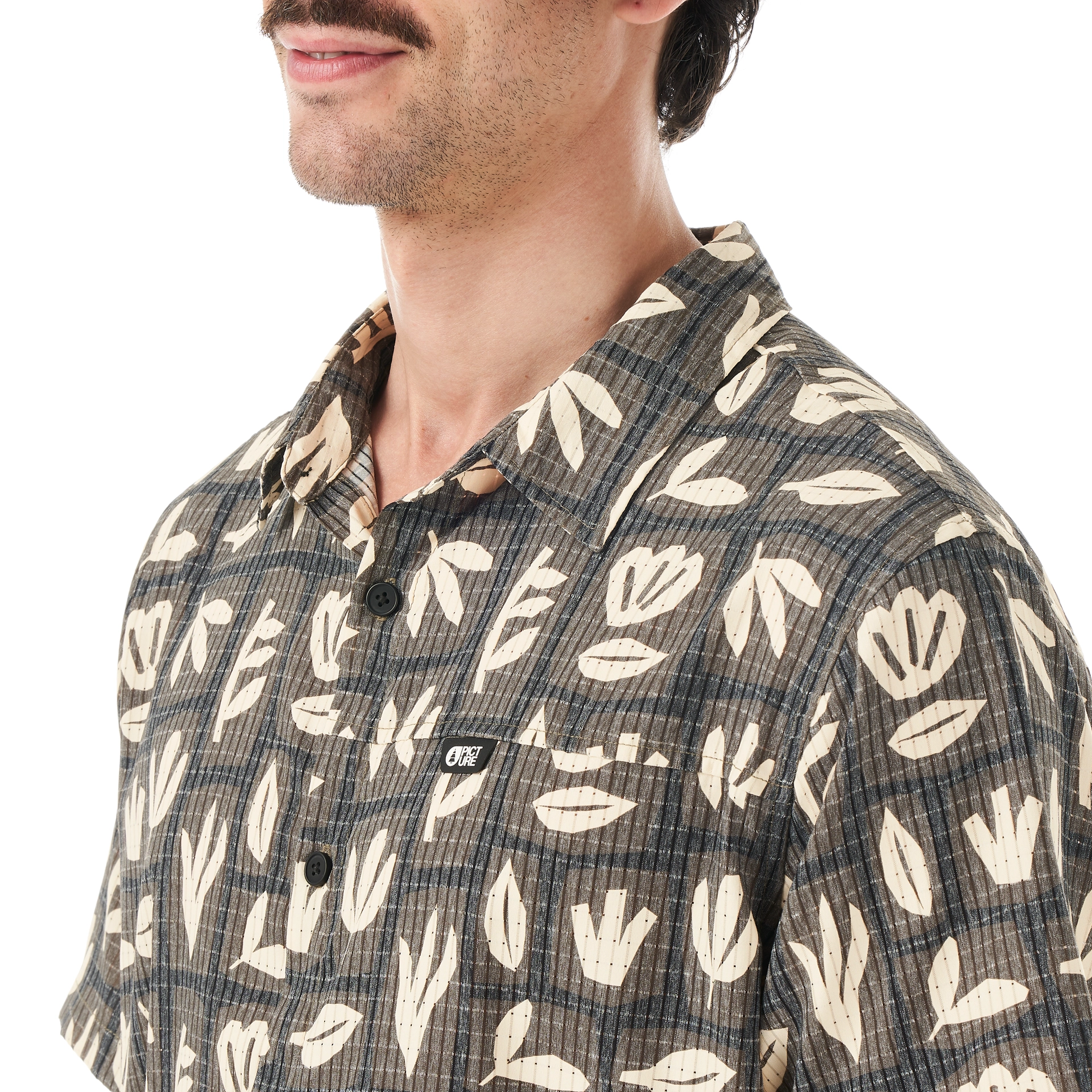 Picture Klivox Herra Skyrta Cedar leaf print - Image 3