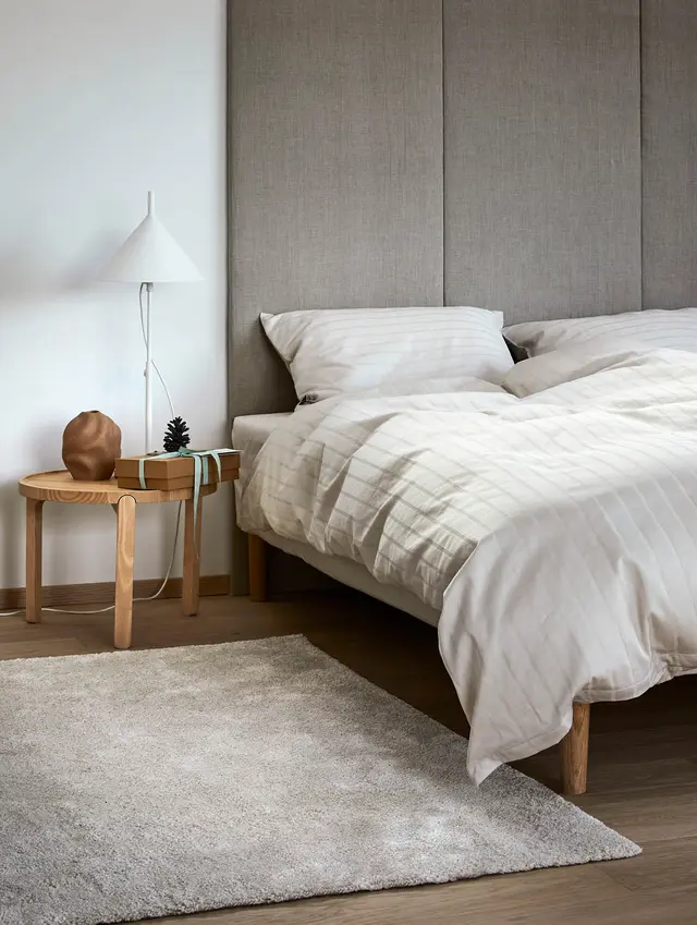 Hoie Milano Rúmföt Ljós Beige 200x220cm - Image 2
