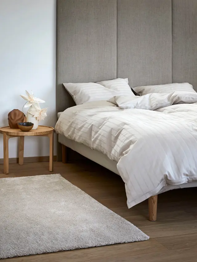 Hoie Milano Rúmföt Ljós Beige 200x220cm