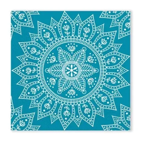 Serviettur Mandala Petrol 20 stk., 33x33 cm