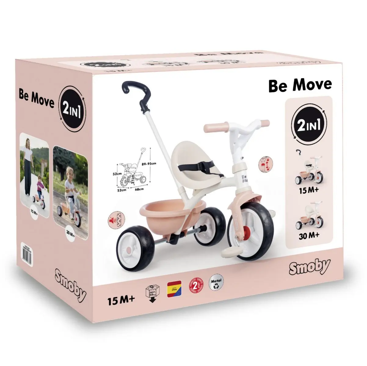 Smoby Þríhjól Bleikt - Image 5