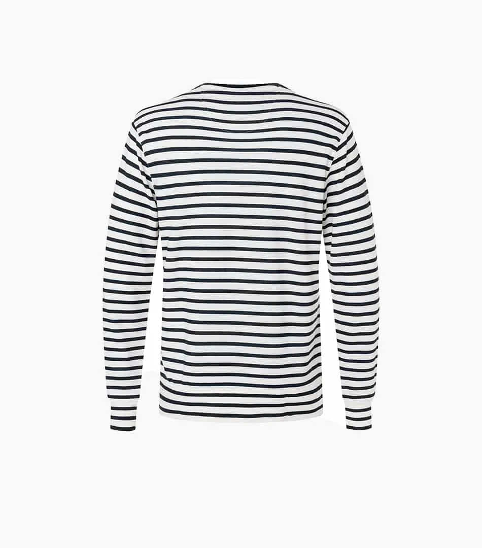 Super.Natural Solution Stripe Bio Crew Herrapeysa FW/N - Image 2