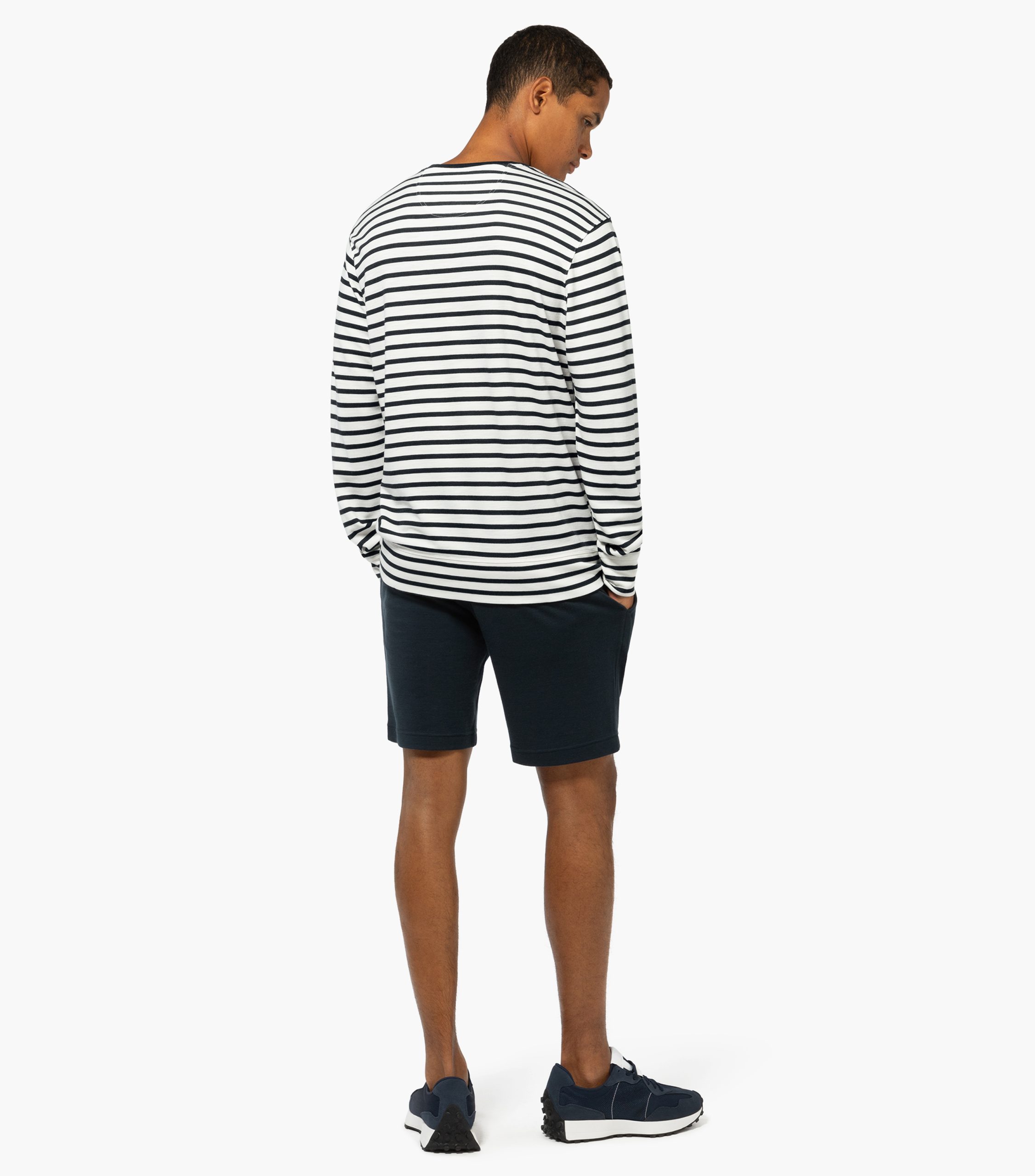 Super.Natural Solution Stripe Bio Crew Herrapeysa FW/N - Image 4