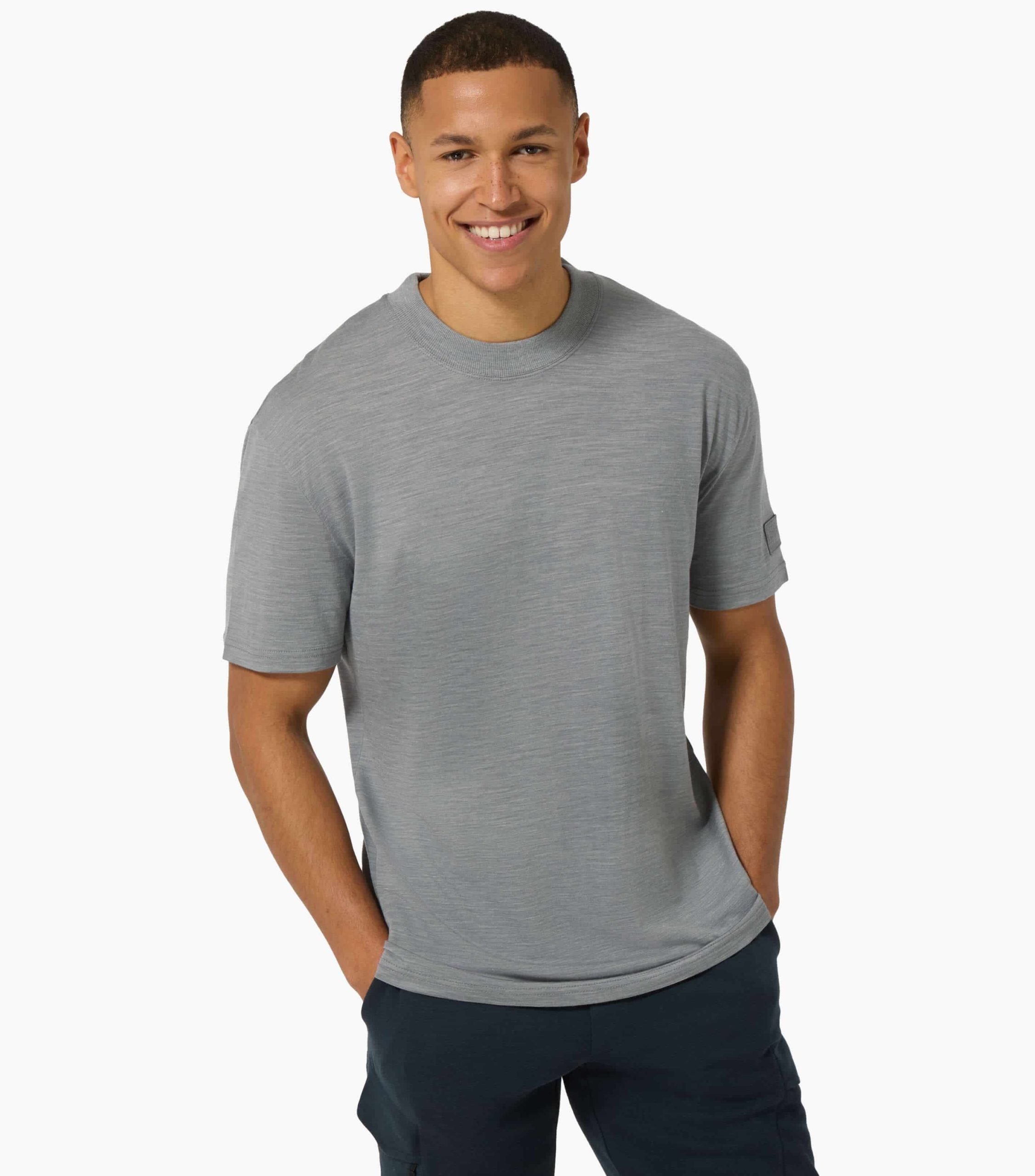 Super.Natural Casual rib bio Herrabolur Cashmere grey - Image 2