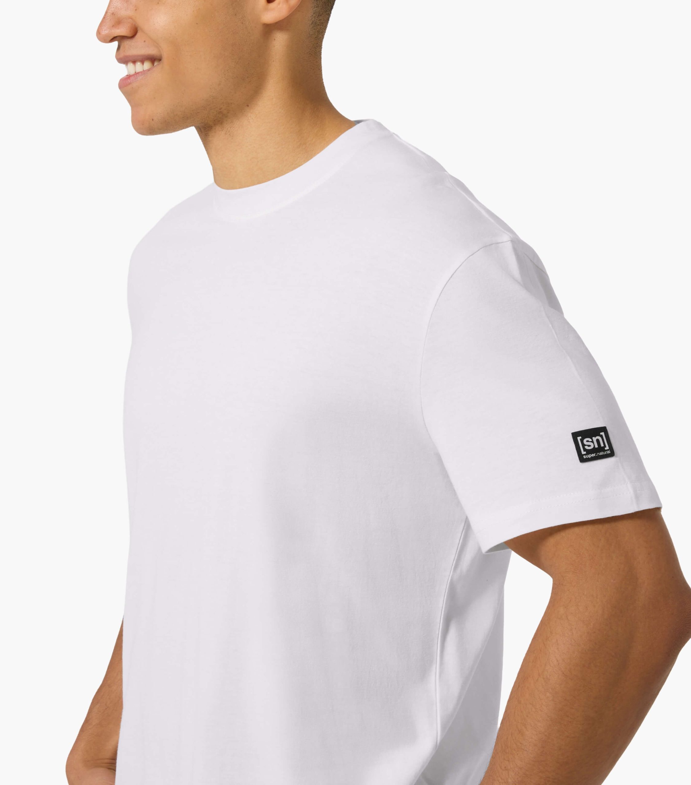 Super.Natural Casual bio cotton Herrabolur Bright white - Image 3