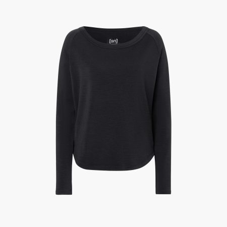 Super.Natural Dömupeysa Everyday Crew Jet Black