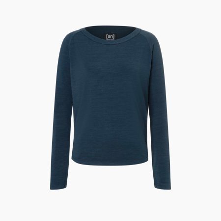 Super.Natural Dömupeysa Everyday Crew Blueberry