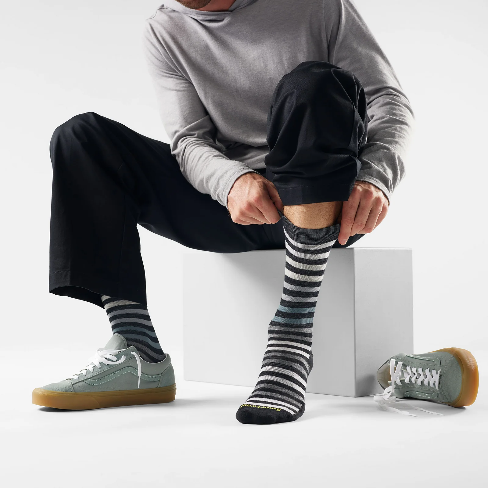 Smartwool Everyday Sokkar Zero Spruce Street Black - Image 2