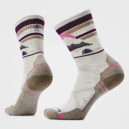 Smartwool Dömu Göngusokkar Light Crew Mount Moon Ash