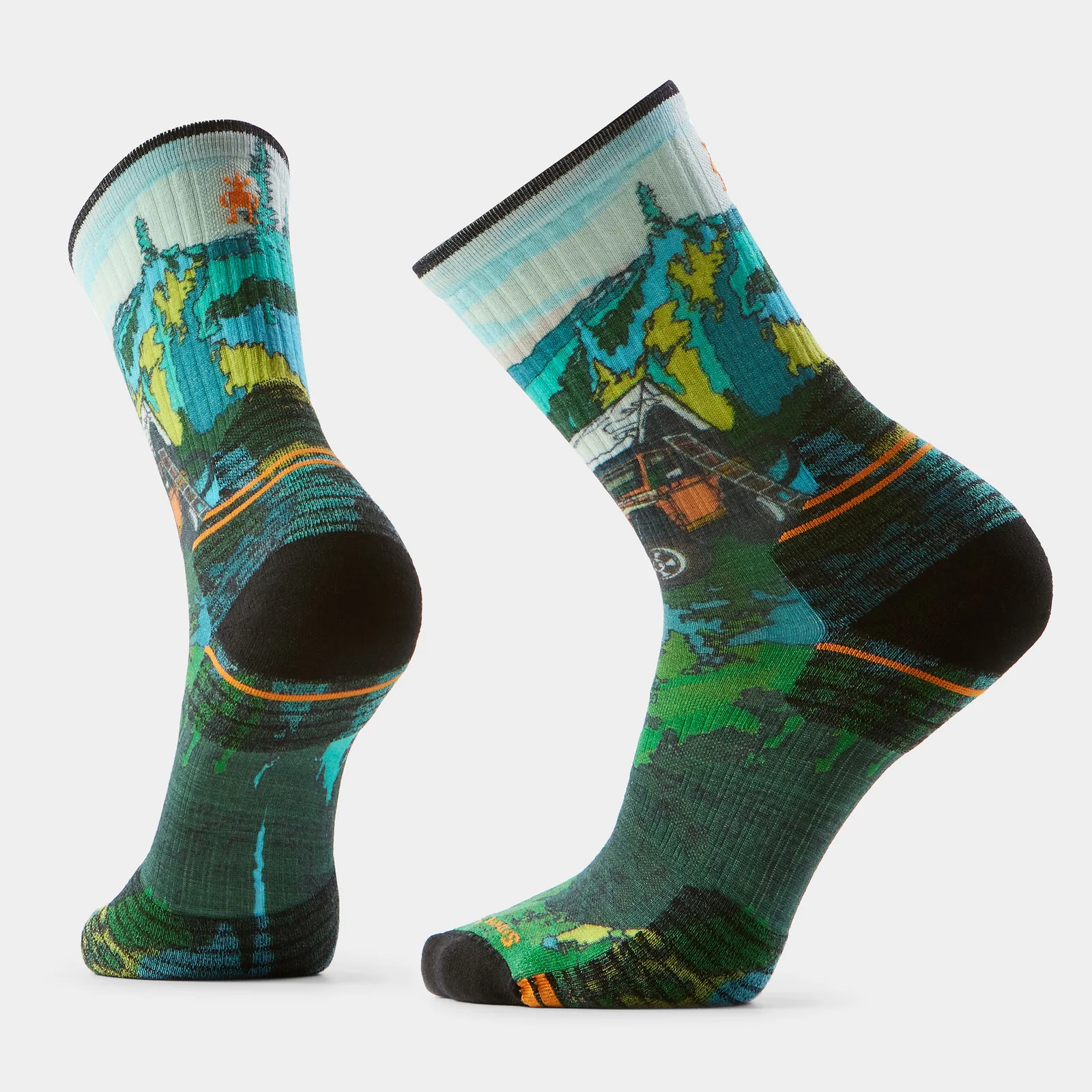 Smartwool Göngusokkar Targeted Crew Trail Trekker Moss
