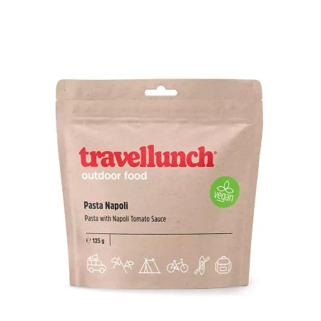 Travellunch Pasta með Napoli tómatsósu, veganréttur 125 gr