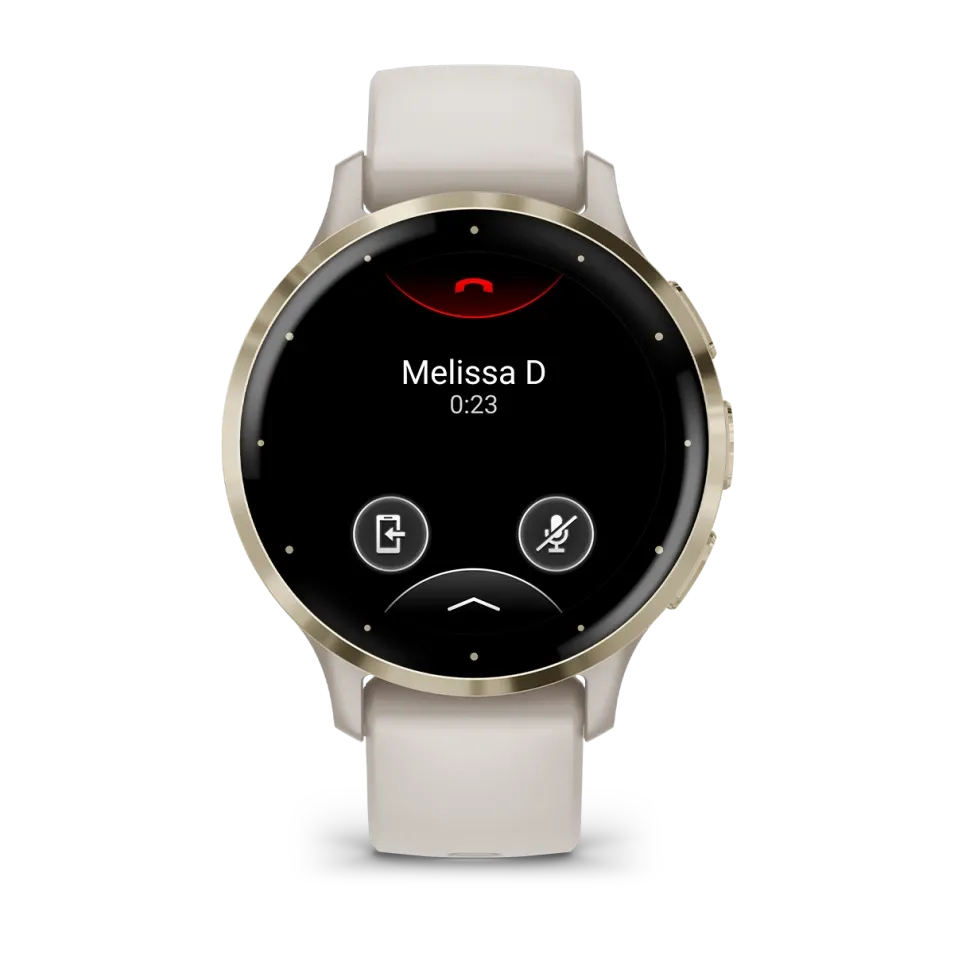 Garmin VENU 3S- Beinhvítt/Gyllt - Image 2