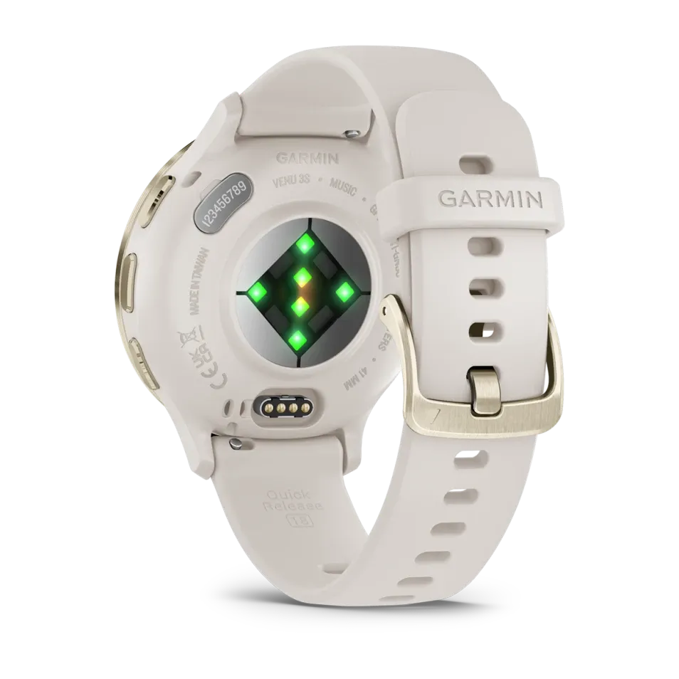 Garmin VENU 3S- Beinhvítt/Gyllt - Image 7
