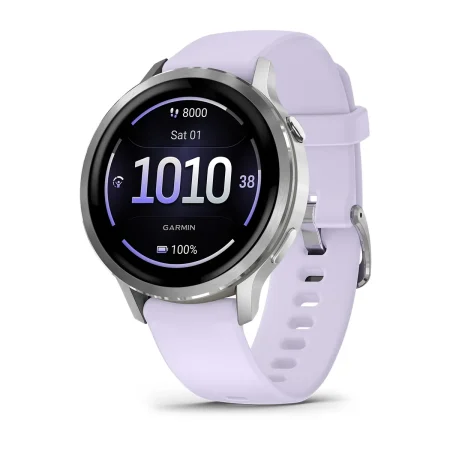 Garmin Venu 4 Heilsuúr - 41mm Silfur/Fjólublátt